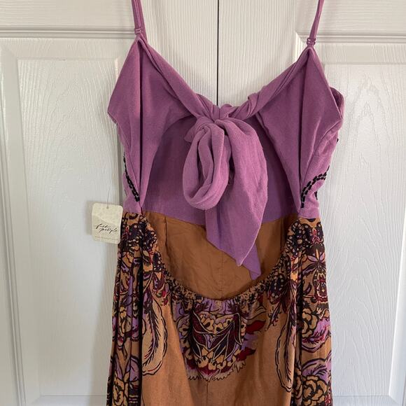 Free People Indio Sun Jumpsuit in Golden Combo - Picture 7 of 11